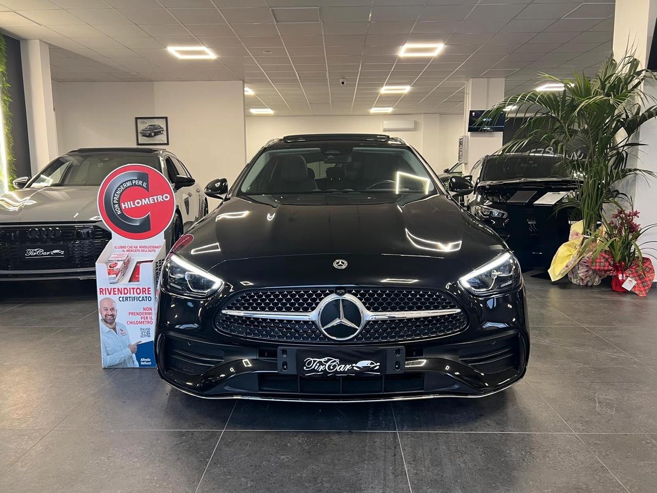 MERCEDES C220 S.W. PREMIUM PRO AMG 2.0 MHEV 200CV TETTO PELLE NAVI ANNO 2022