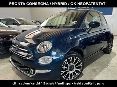 FIAT 500 1.0 Hybrid Dolcevita Clima auto/Navi/Fendi/Park/Cr