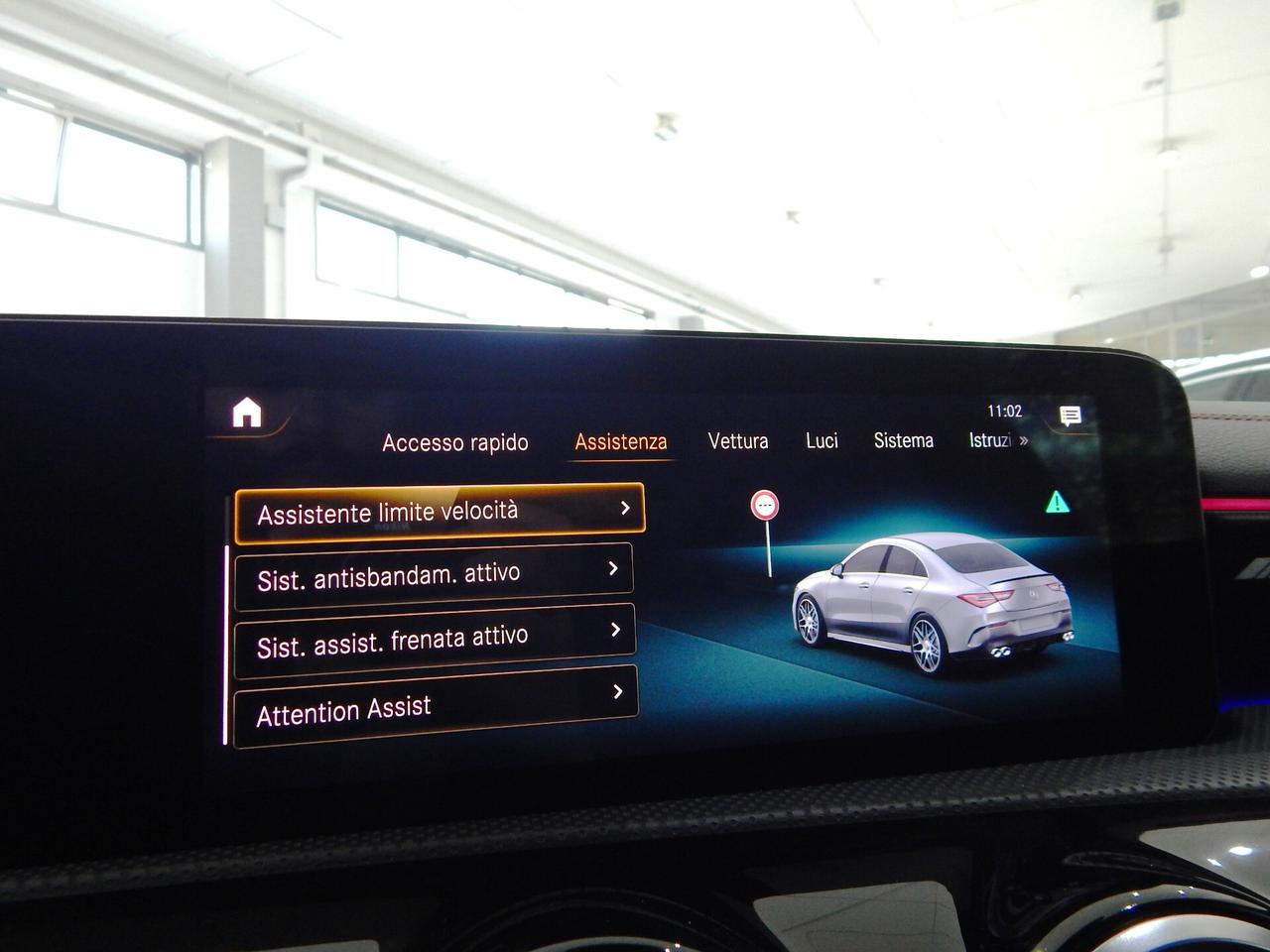 Mercedes-Benz CLA 45 AMG 4matic+ Aut. TETTO-NAVI-BURMESTER-MULTIBEAM-LUCI