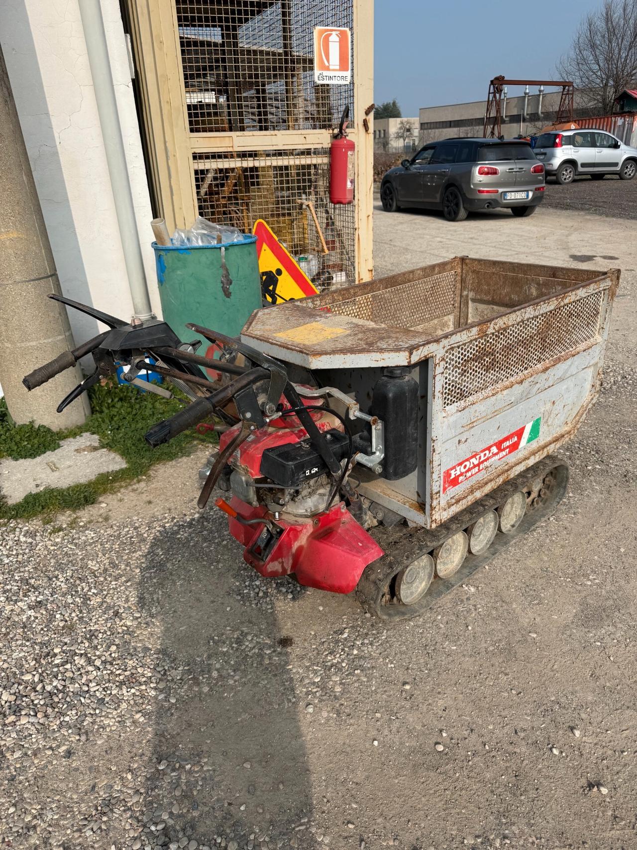 Cariola Honda benzina, ribaltamento idraulico 400kg