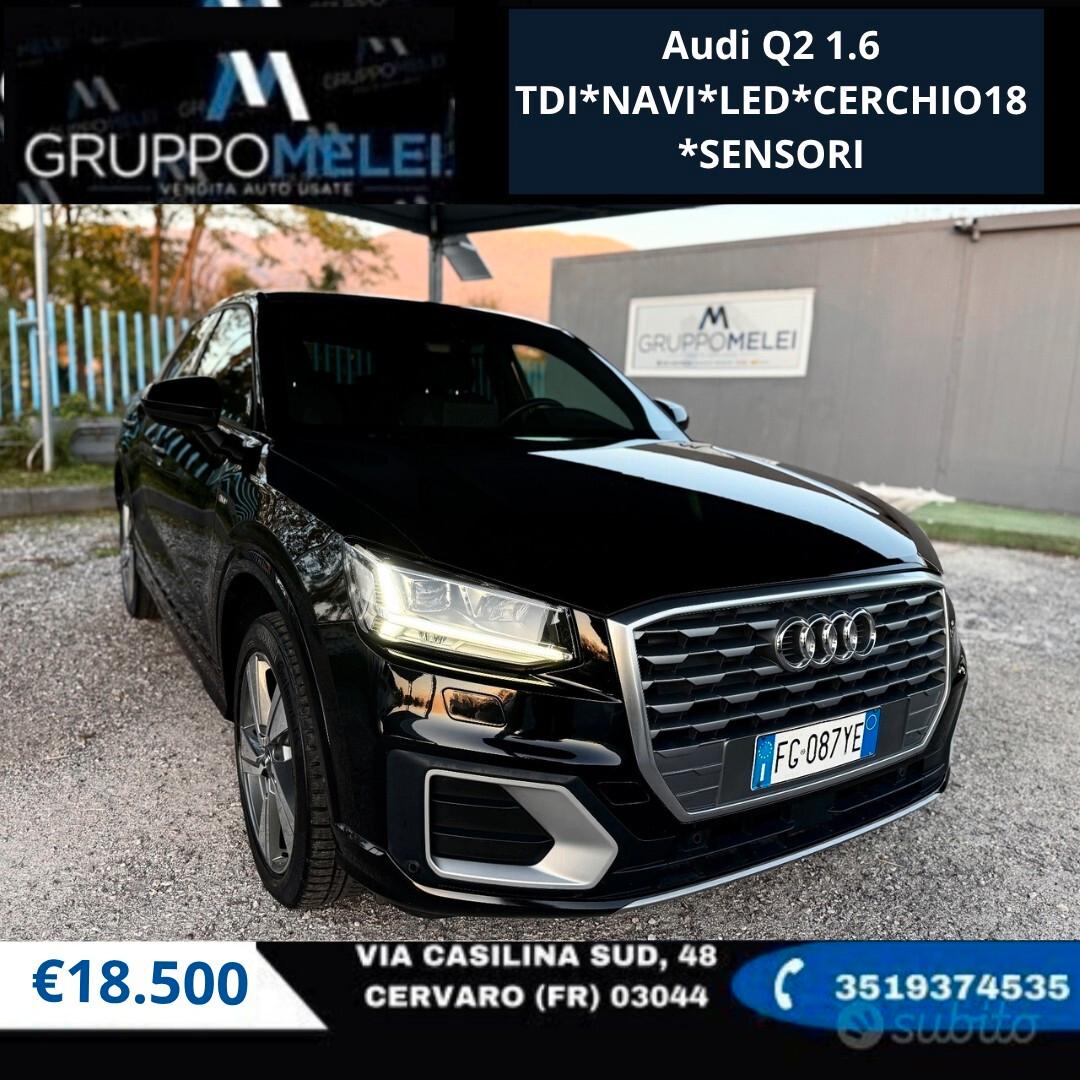 Audi Q2 1.6 TDI*NAVI*LED*CERCHIO18*SENSORI