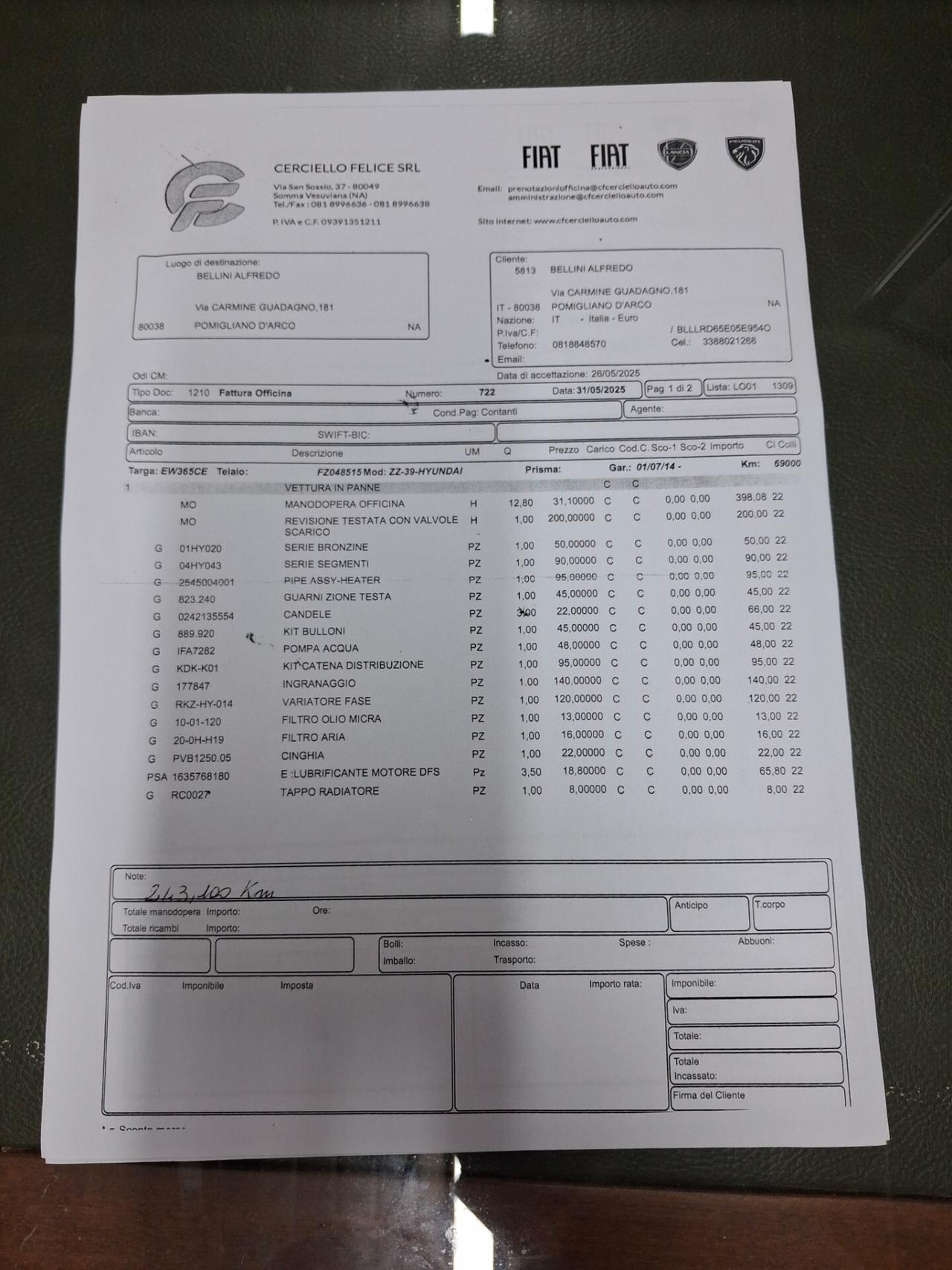 Hyundai i10 1.0 GPL MOTORE NUVO CON REGOLARE FATTURA LEGGI DESCRIZIONE