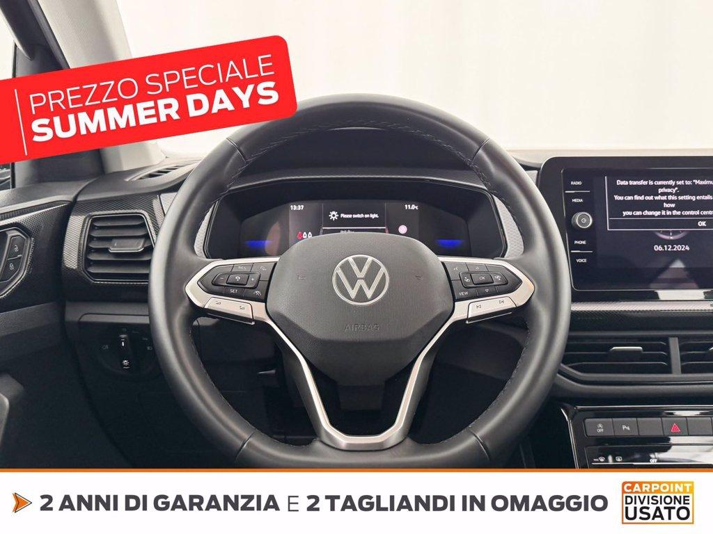 VOLKSWAGEN T-cross 1.0 tsi life 95cv del 2024