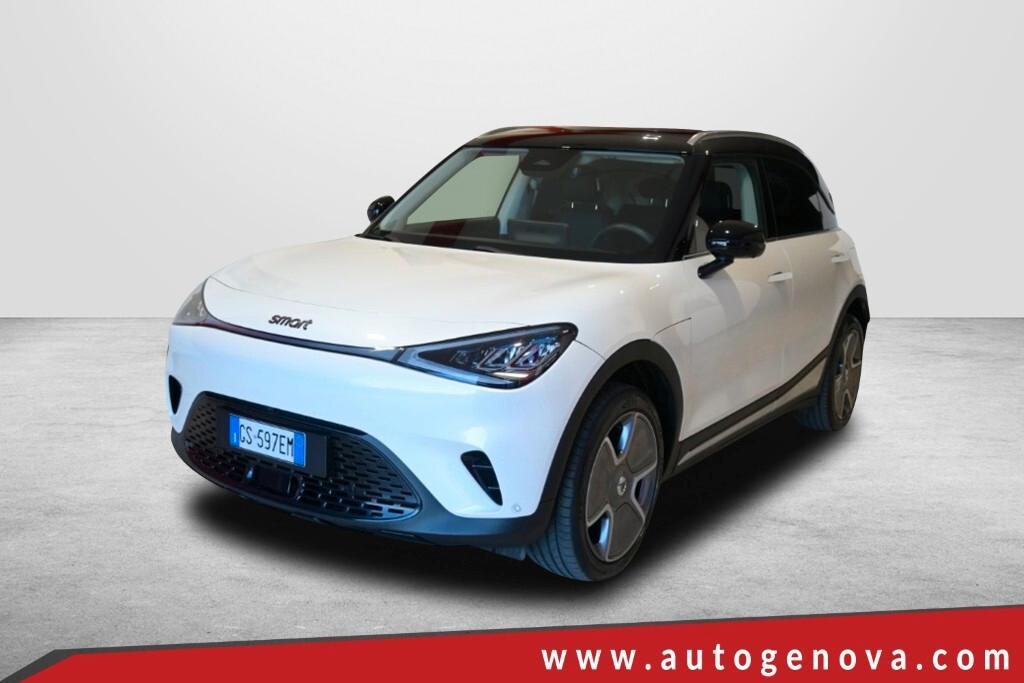 SMART #1 272CV AUTOMATIC PRO+ ( FARI LED - PELLE - AMBIENT LIGHTS - CRUISE - NAVI - MIRROR - PDC - TELECAMERA 360 - CERCHI 19 - TETTO BICOLORE )