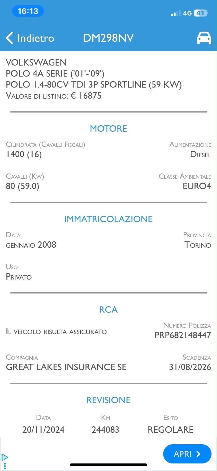 Volkswagen Polo 1.4/80CV TDI 5p. Sportline