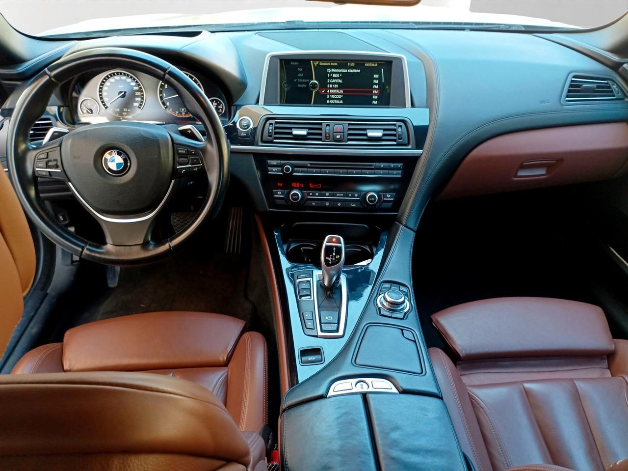 Bmw 640i Cabrio Futura Head Up display Interni in pelle FULL