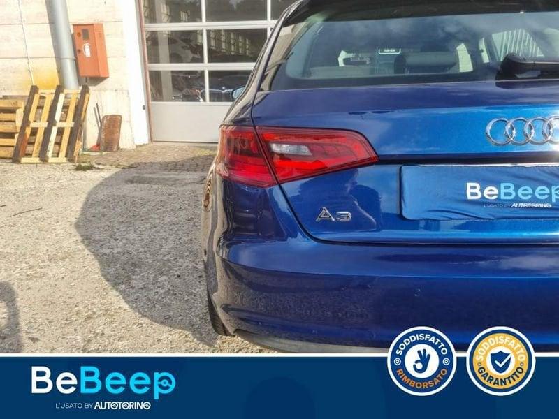 Audi A3 SPORTBACK 1.6 TDI AMBIENTE 110CV S-TRONIC E6