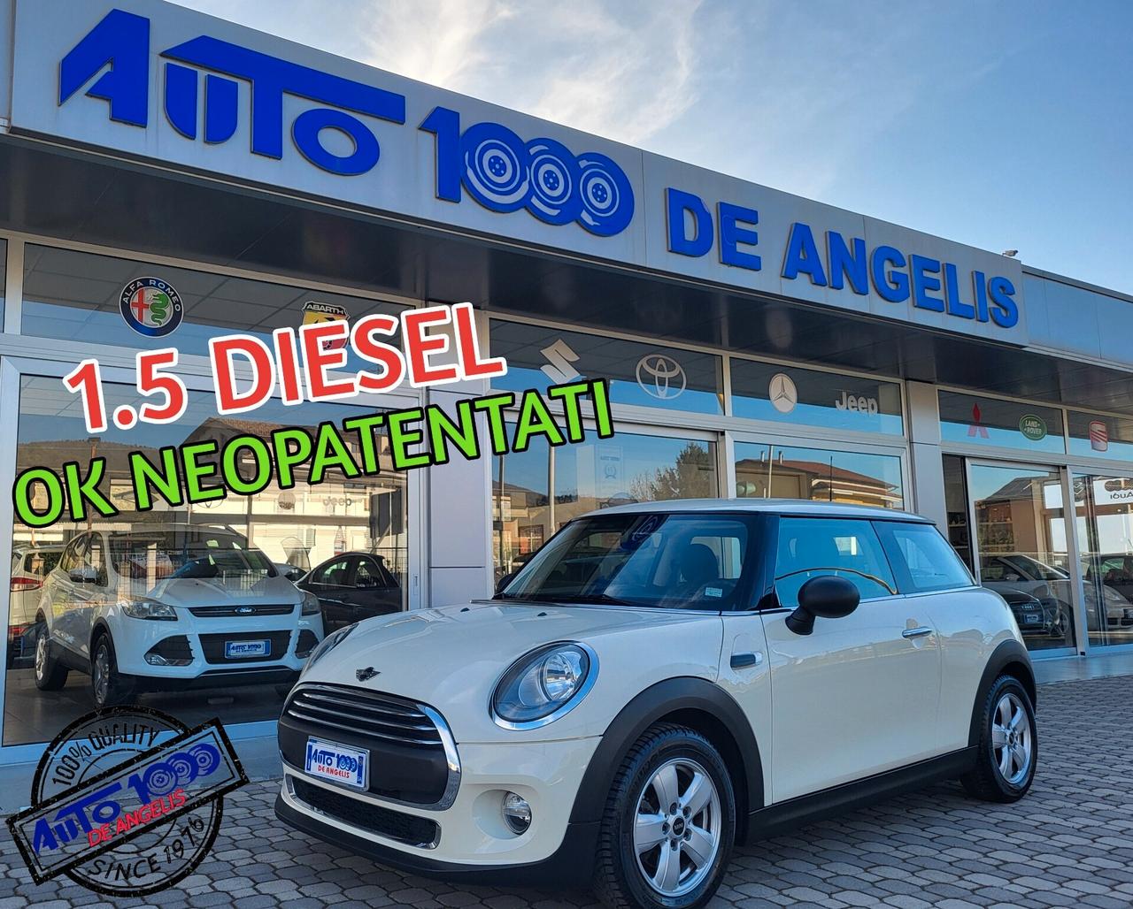 Mini Mini One D 1.5 95cv 6 MARCE 3p * OK NEOPATENTATI * COME NUOVA