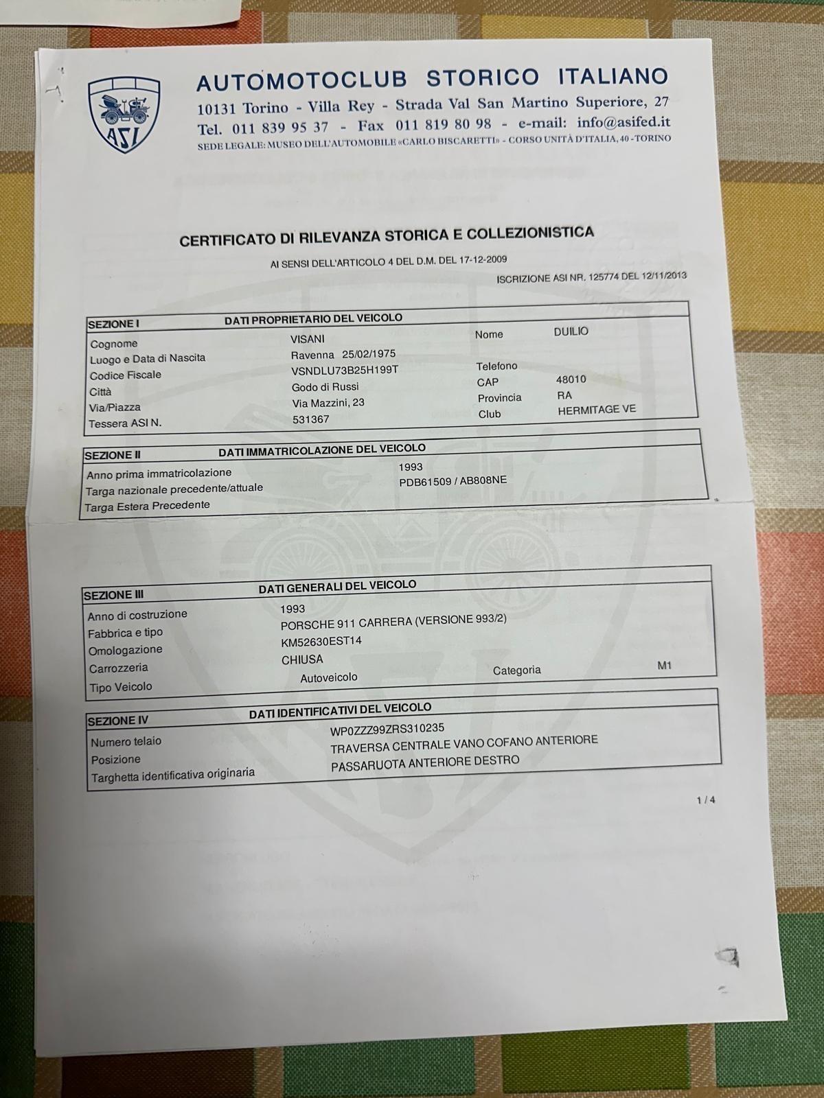 Porsche 911 Versione 993/2