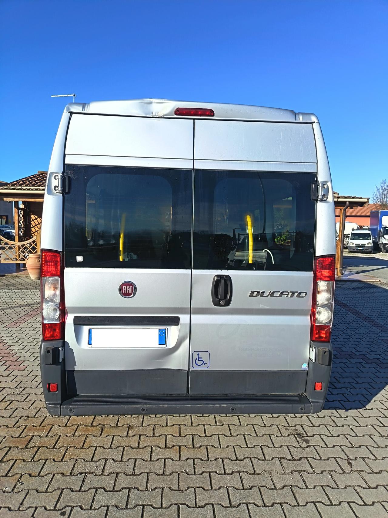 Fiat ducato 2.3 130cv trasporto disabili