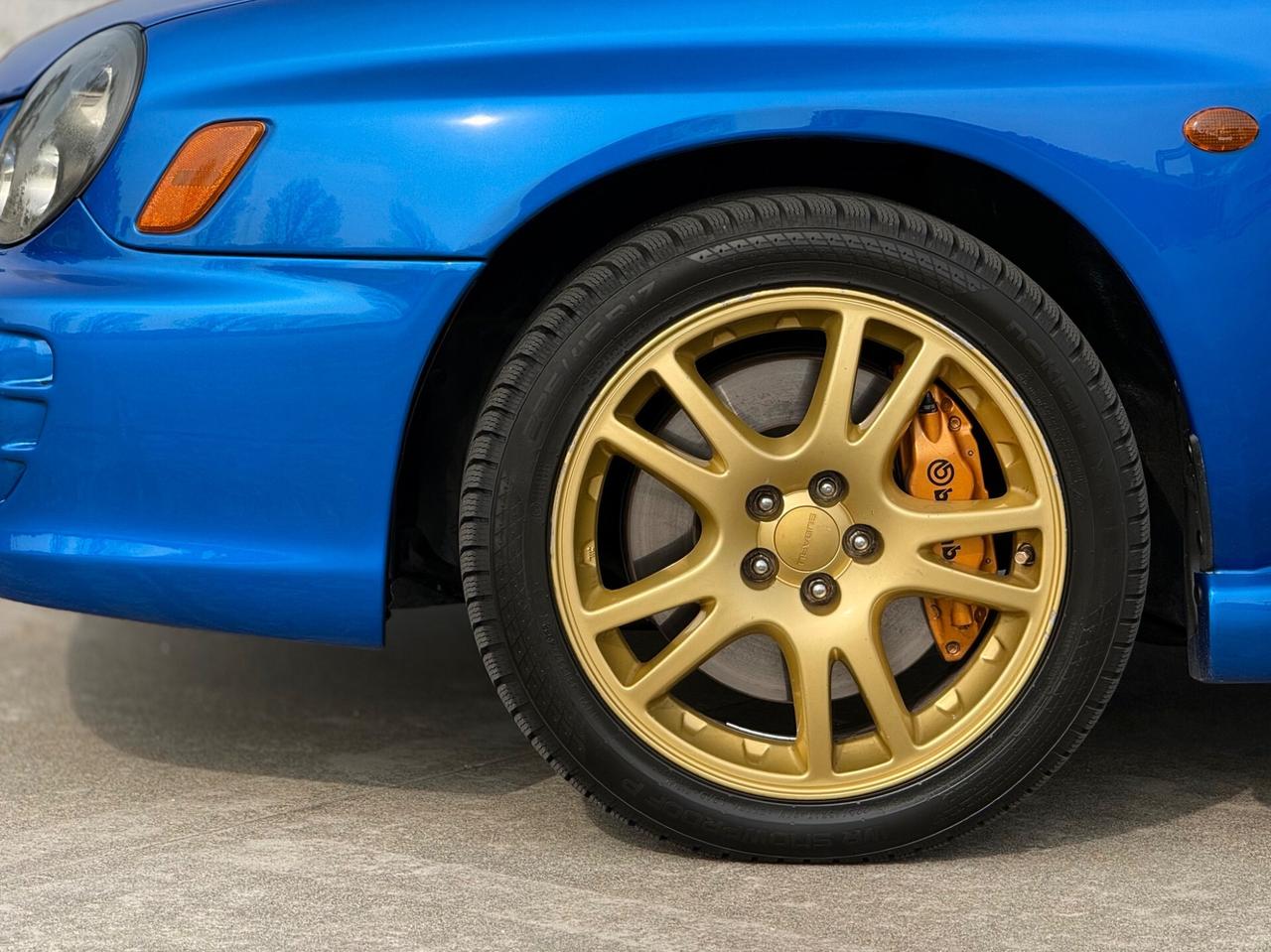 Subaru Impreza WRX STI 2002 2.0 TURBO 4x4 265cv BLUE MIKA