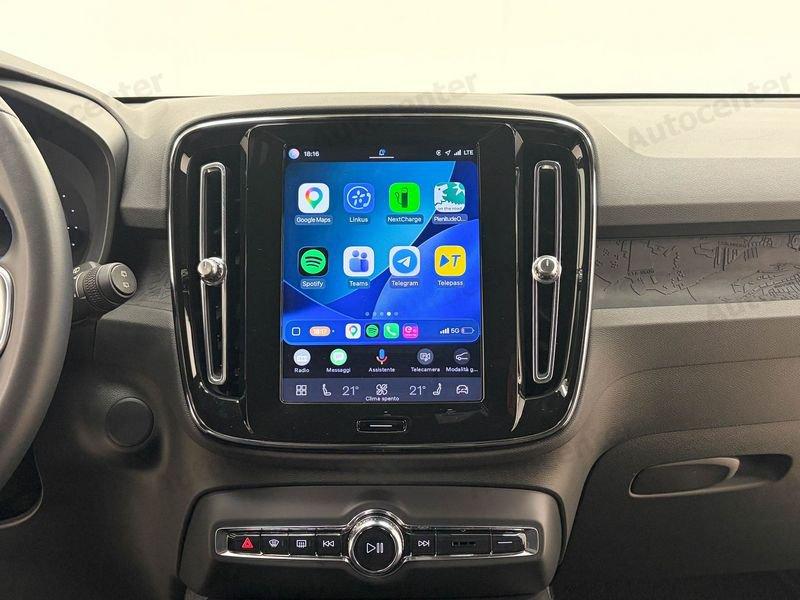 Volvo XC40 XC40 RECHARGE PURE ELETRIC SINGLE MOTOR FWD CORE N1 **AUTOCARRO SENZA GRIGLIA**