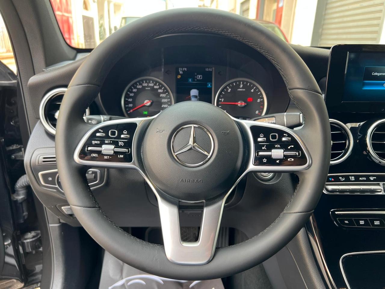 MERCEDES GLC 220D COUPE' 4MATIC SPORT 2.0 194CV PELLE NAVI CAM ANNO 2021
