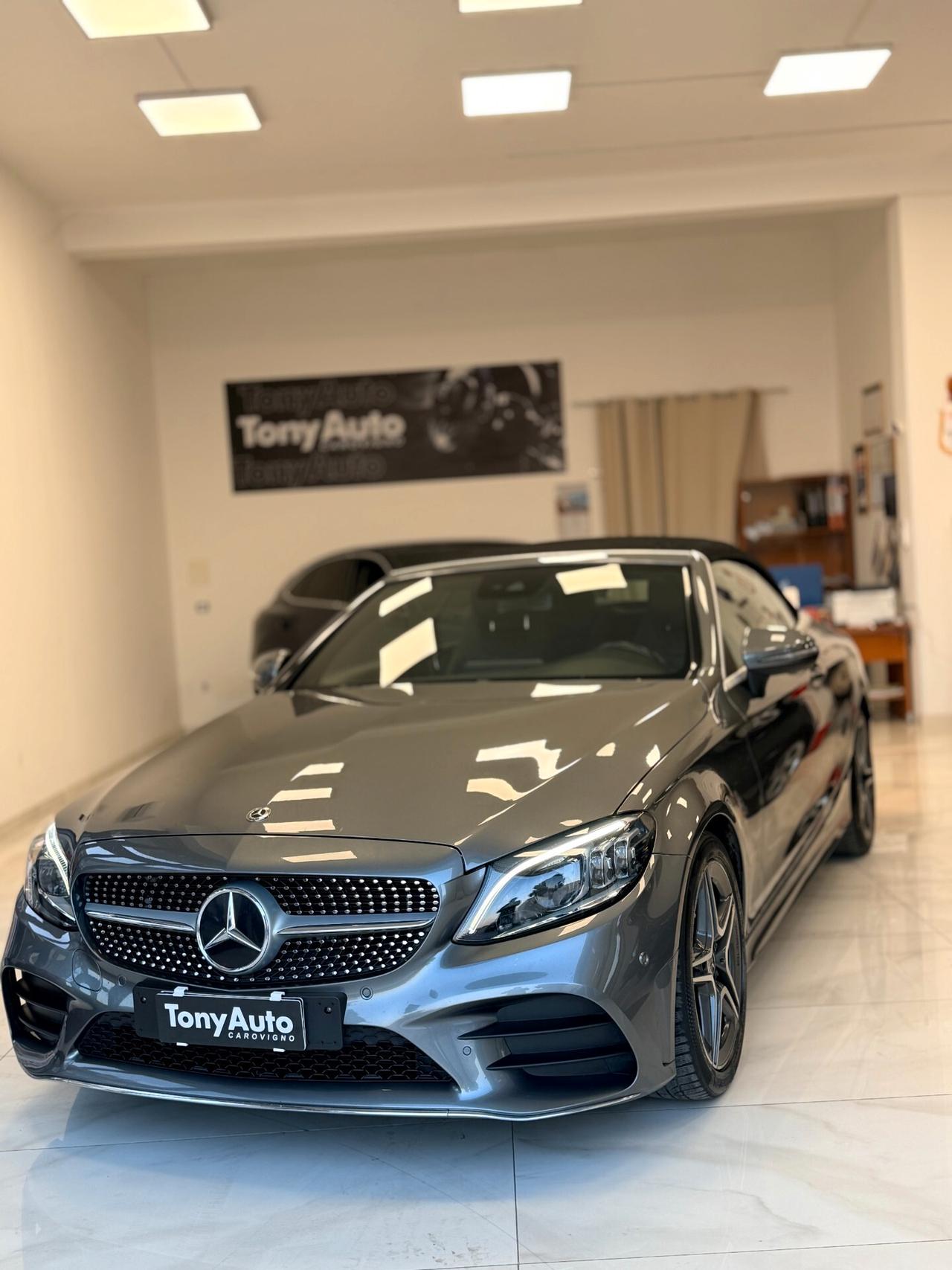 Mercedes-benz C 220 d AutoCABRIO Premium Plus automatica con LUCI SOFFUSE,VIRTUAL COCKPIT,TELECAMERA,APPLE CARPLAY,NAVI