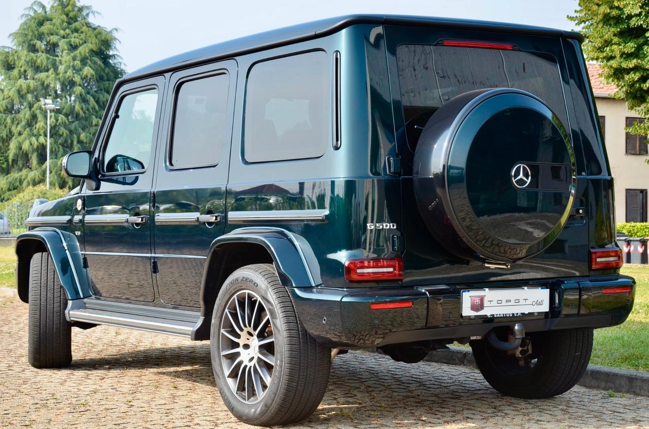 MERCEDES-BENZ G 500 V8 422cv PREMIUM AMG AUTO, UNICOPROP, SERVICE UFF MERCEDES, EURO 6D, TETTO, HI-FI BURMESTER, 20", PERMUTE