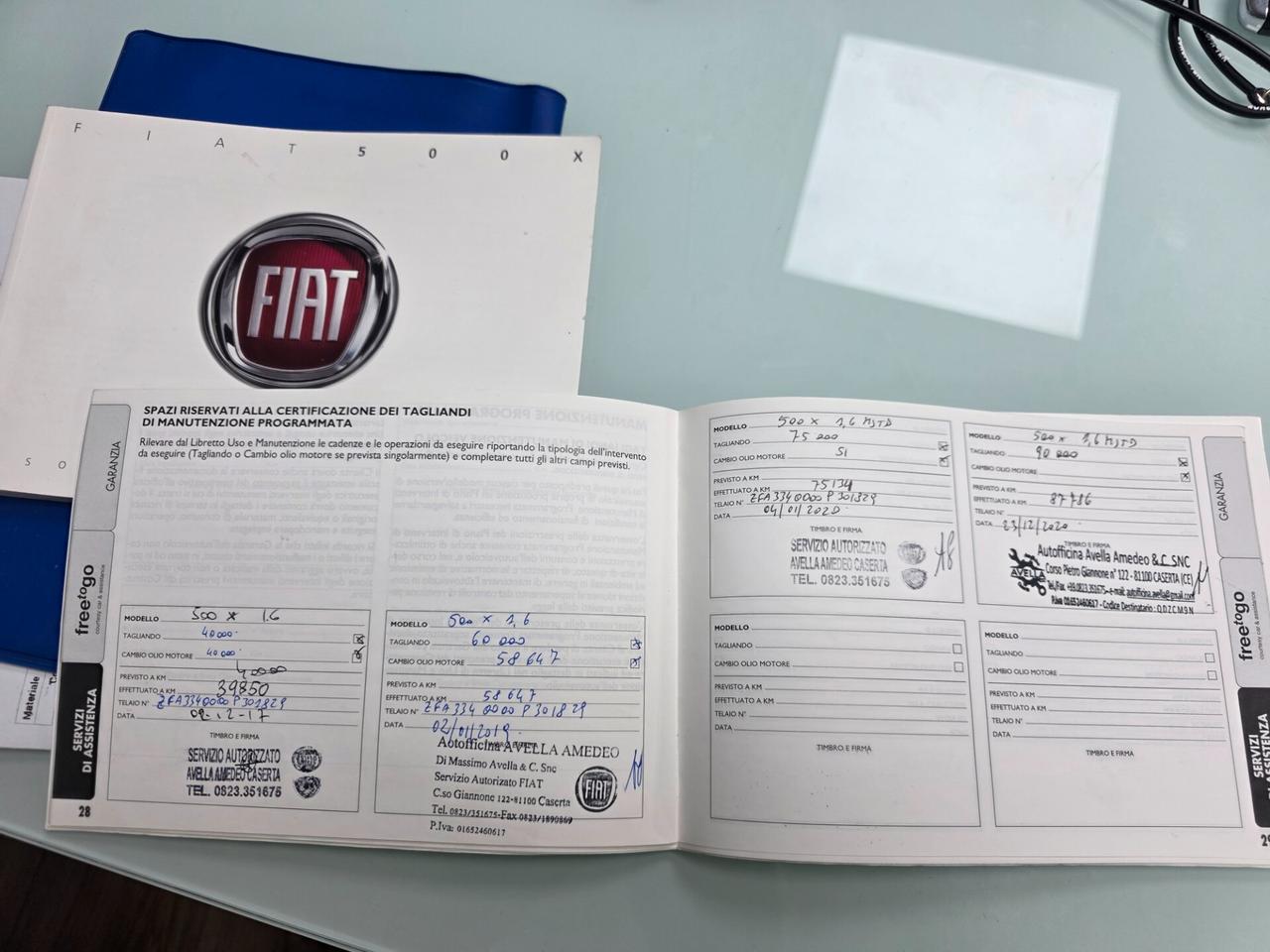Fiat 500X 1.6 MultiJet 120cv Opening Edition