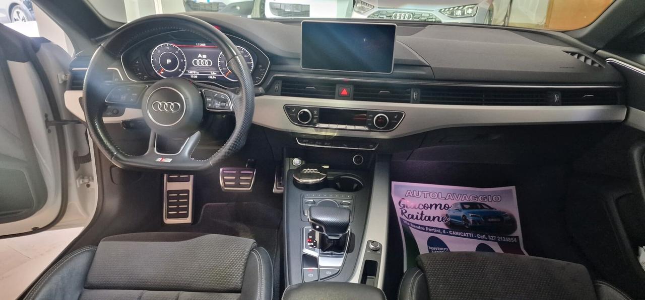 A5 2.0 TDI 190 CV SLINE S-TRONIC INTERNO ED ESTERNO KM 146500