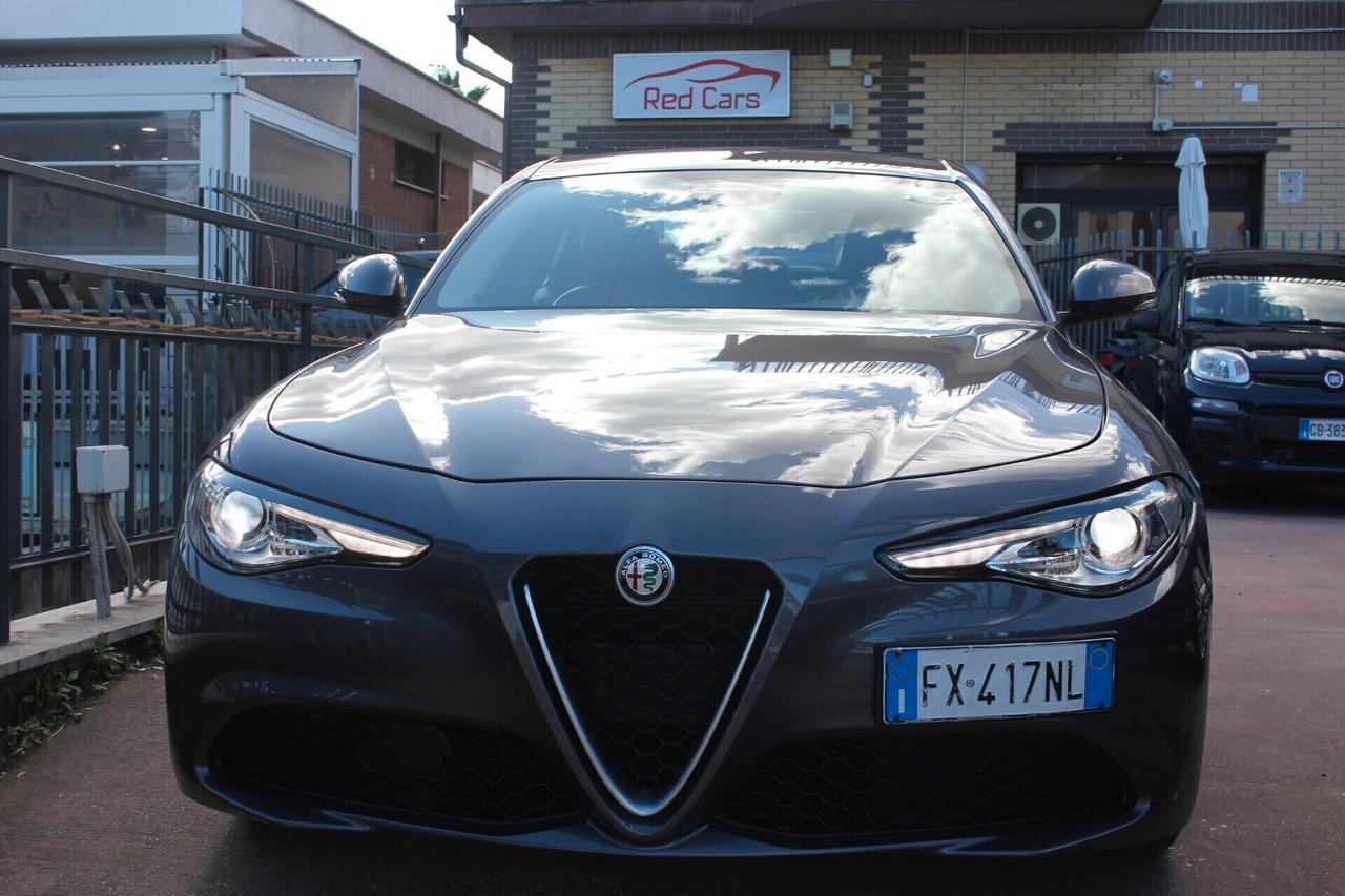 ALFA ROMEO GIULIA SUPER-AT8-160cv*PREZZO VERO* TAGLIANDO ALFA-UNIPRO' PELLE