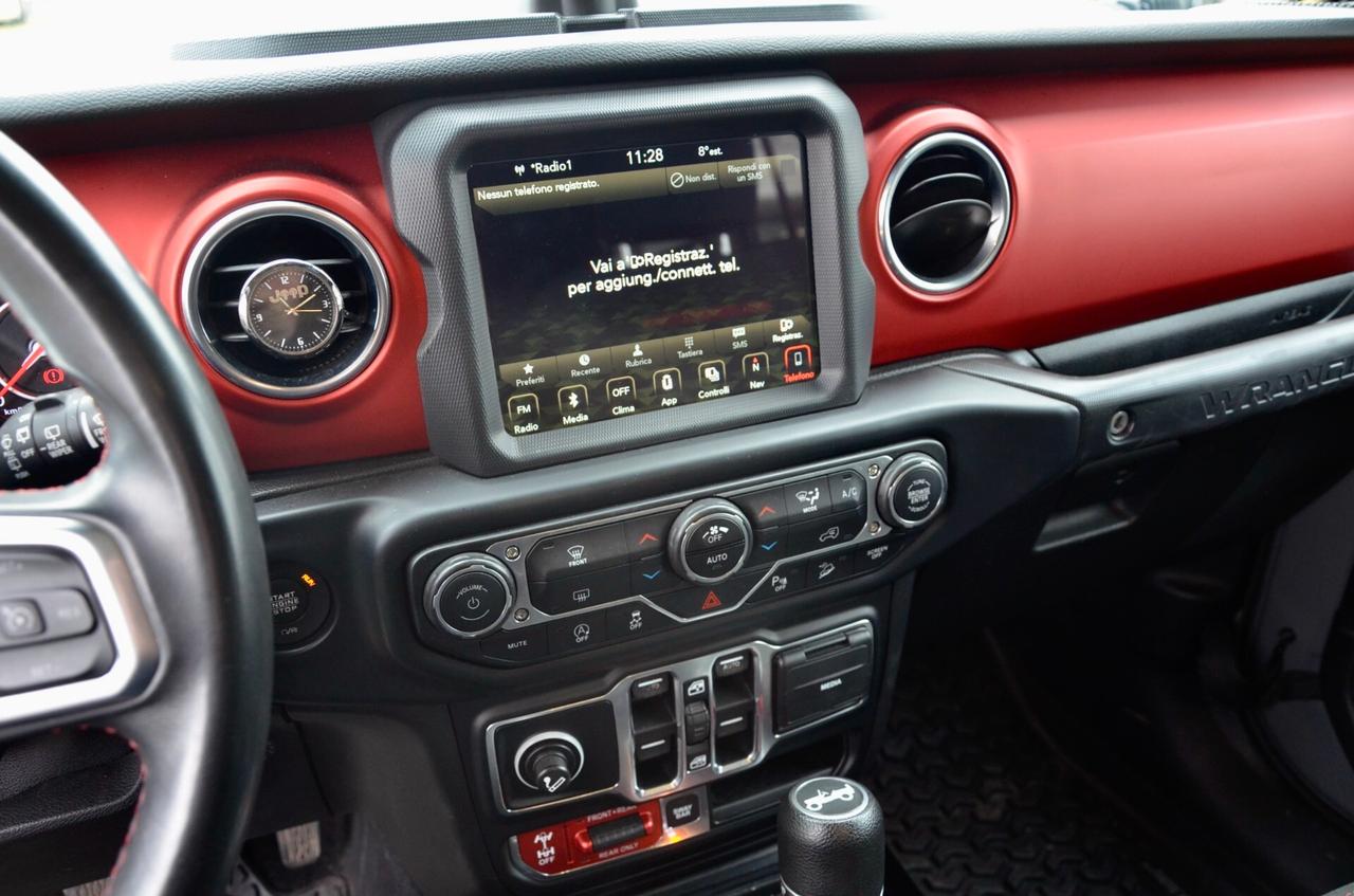 JEEP WRANGLER UNLIMITED 2.2 MJT RUBICON 200cv AUTO, SERVICE CERTIFICATI, UFF ITALIANA, PORTAPACCHI, PERMUTE