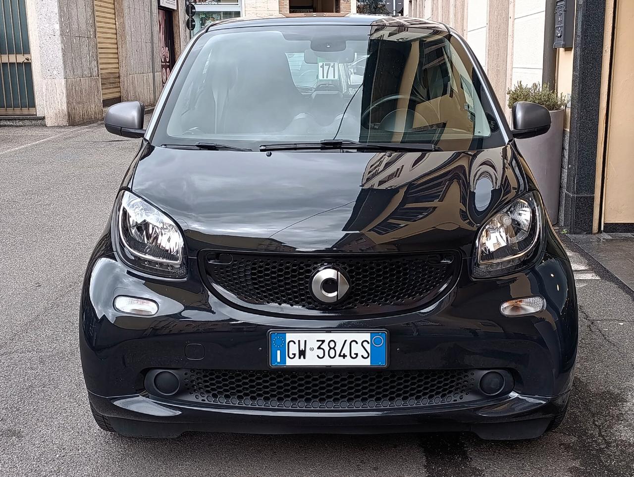 Smart ForTwo 90 0.9 Turbo twinamic Passion Nero e Opaco Navi full