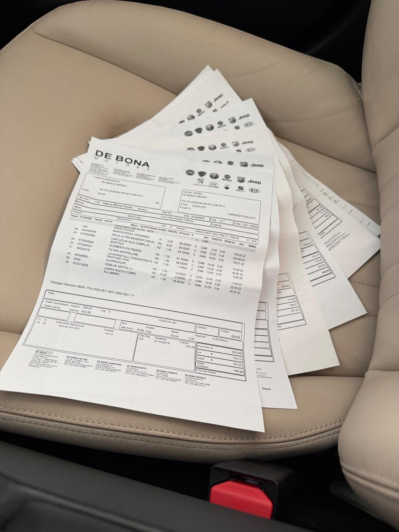 Maserati Ghibli 3.0d 250 cv V6 Unico proprietario