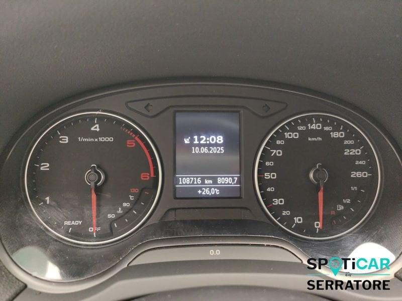 Audi A3 III Sportback 30 1.6 tdi Design 116cv s-tronic