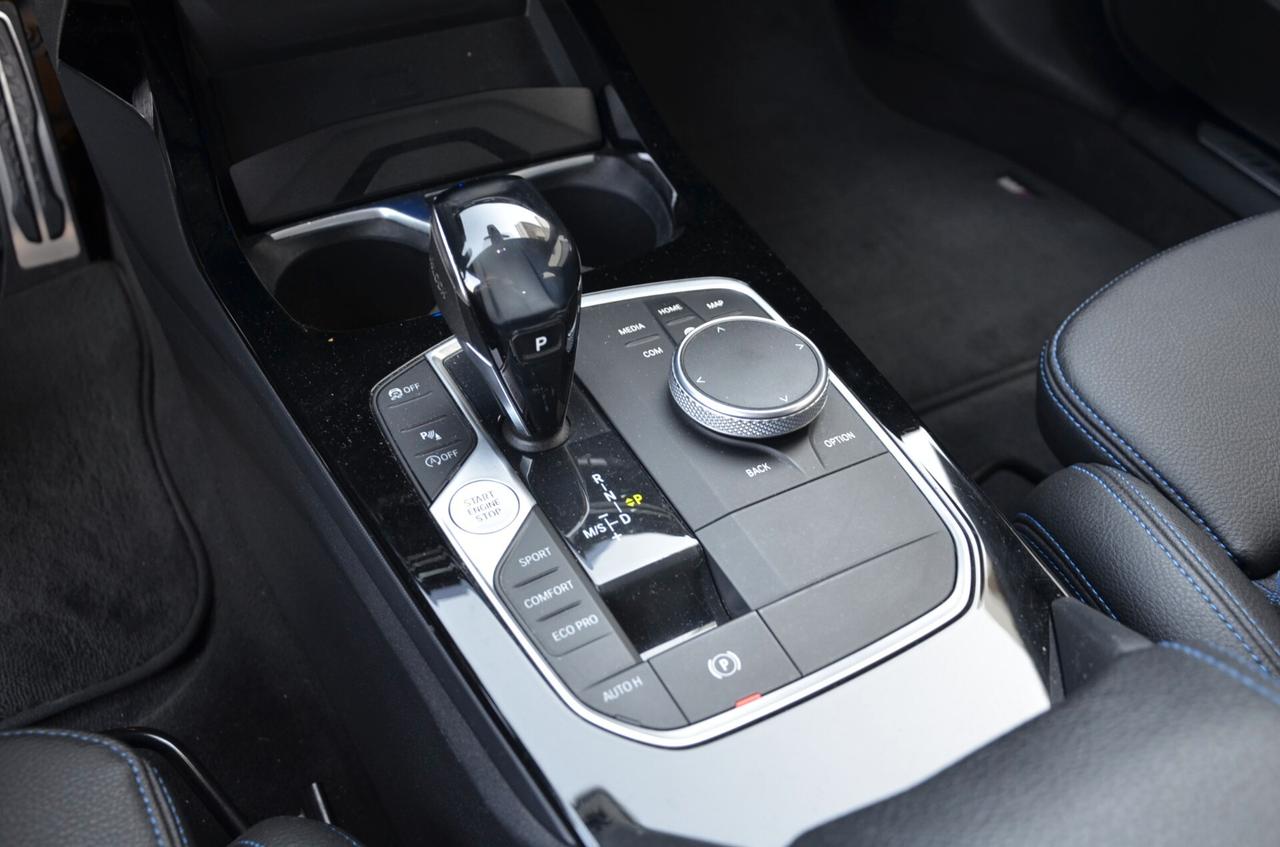 BMW 118d 150cv Msport 5p, UFF ITALIANA, EURO 6D, FARI LED, RETROCAMERA, APPLE ANDROID, PERMUTE