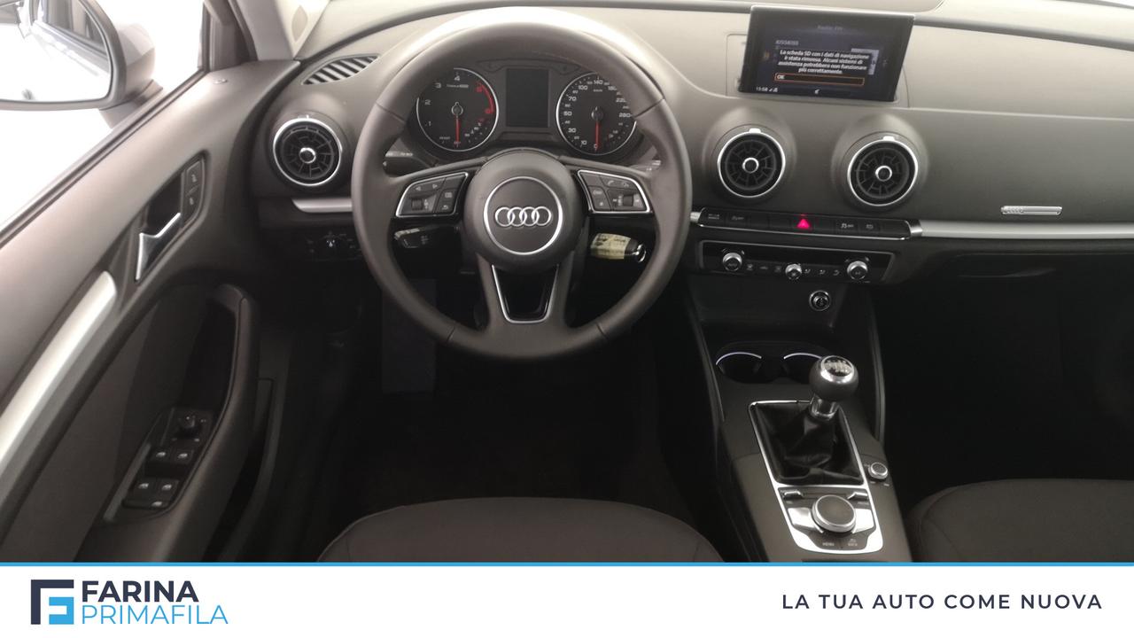 AUDI A3 III 2016 Sportback - A3 Sportback 30 1.6 tdi Business 116cv my19