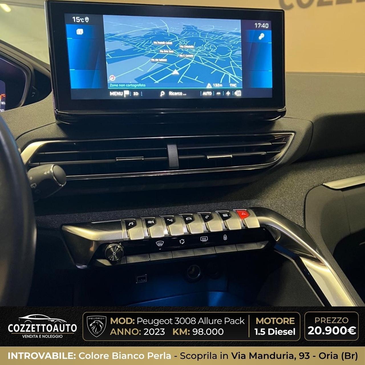 Peugeot 3008 Bianco Perla EAT8 Allure Pack