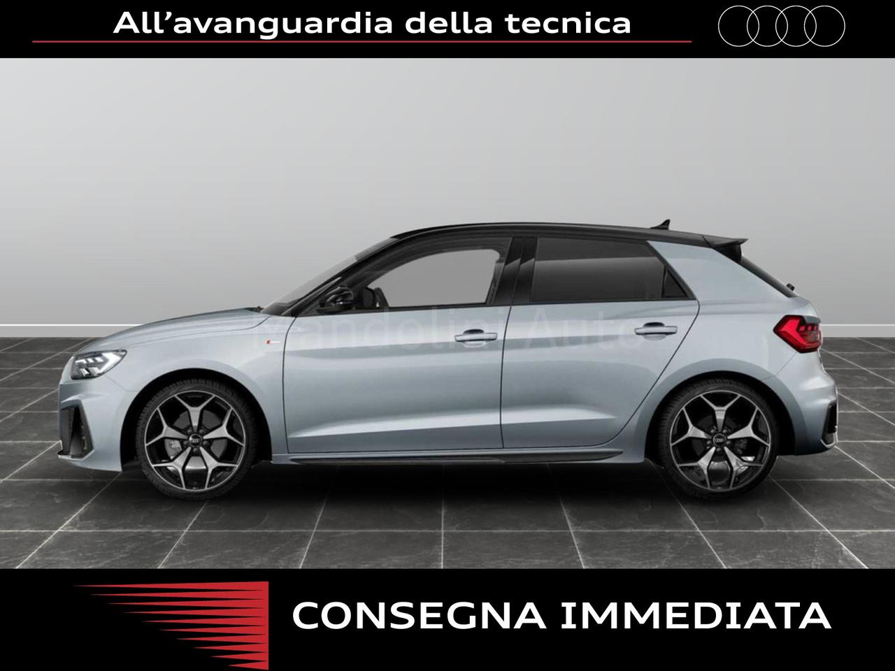 Audi A1 sportback 30 1.0 tfsi 116cv identity black s tronic