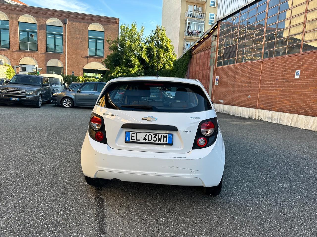 Chevrolet Aveo 1.2 86CV GPL della casa 5 porte