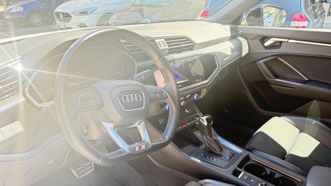 Audi Q3 SPB 35 TDI S tronic line edition MATRIX PDC PELLE VOLANTE TRE RAZZE CERCHI 20 NAVI KAMERA