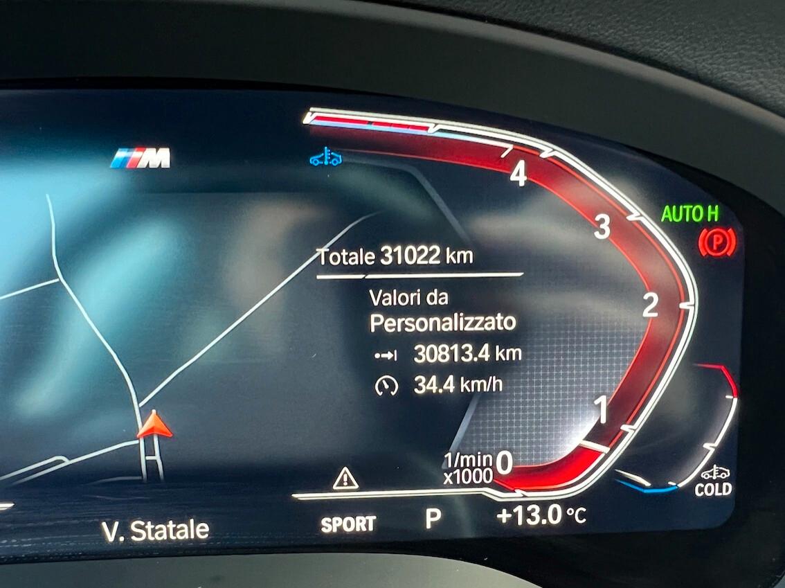 BMW X3 xdrive20d mhev 48V Msport auto UNICO PROPRIETARIO