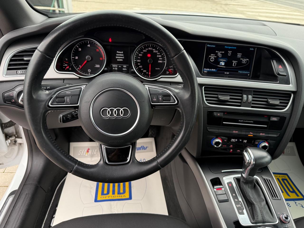 Audi A5 Cabrio 2.0 TDI 177 CV BIANCO PERLA.UNICO PROPRIETARIO