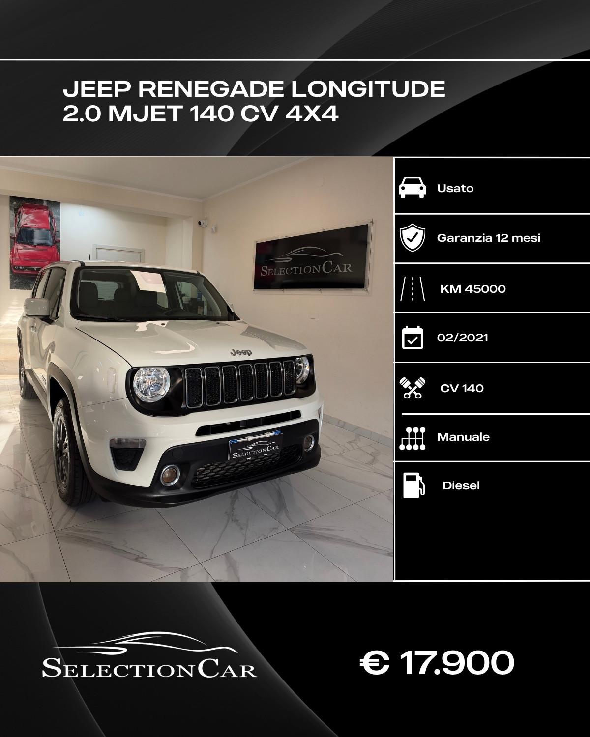 Jeep Renegade 2.0 Mjt 140CV 4WD Active Drive Low Limited