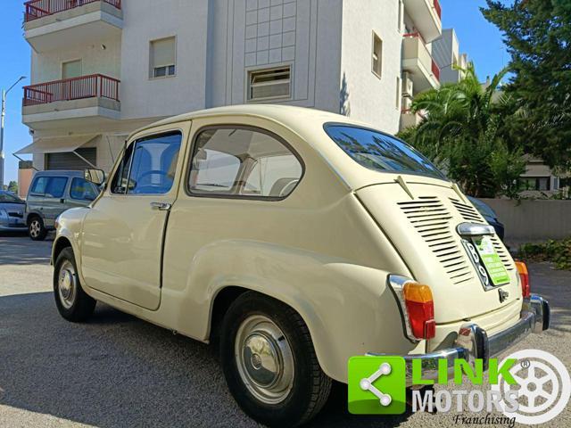FIAT 600 D FANALONA LIBRETTO E TARGHE ORIGINALI