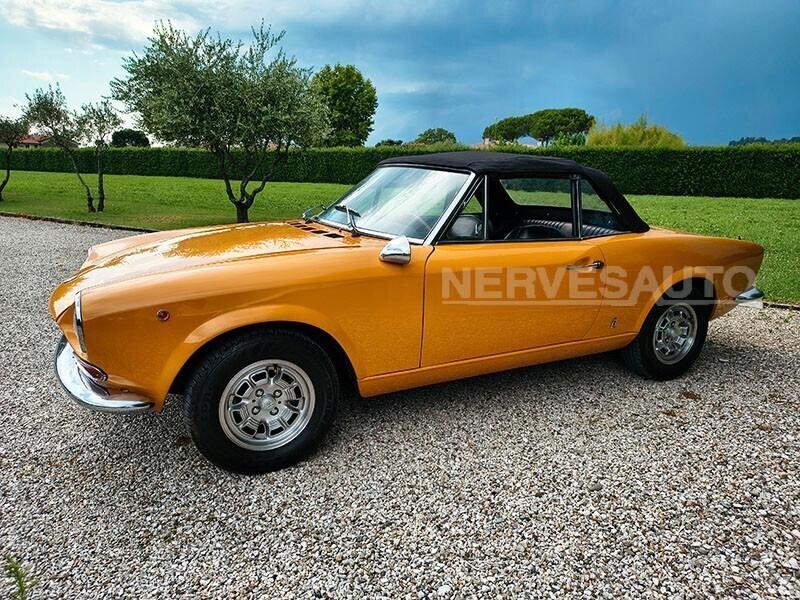 Fiat 124 Spider 1400 1968 CRS ASI – GIALLO POSITANO TARGHE NERE
