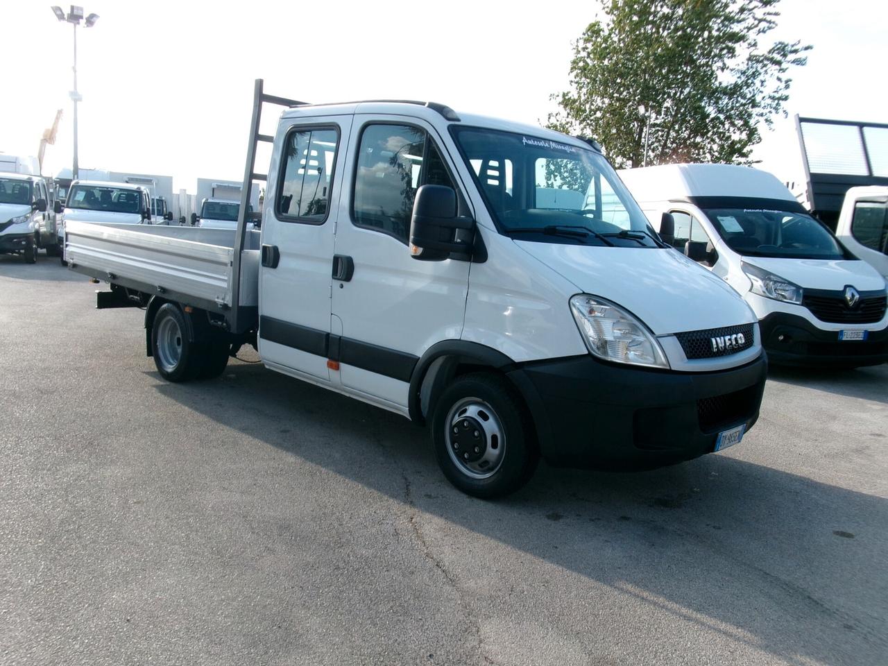 Iveco Daily 35C18 3000 180CV DOPPIA CABINA 7P CASSONE FISSO 3.30 METRI