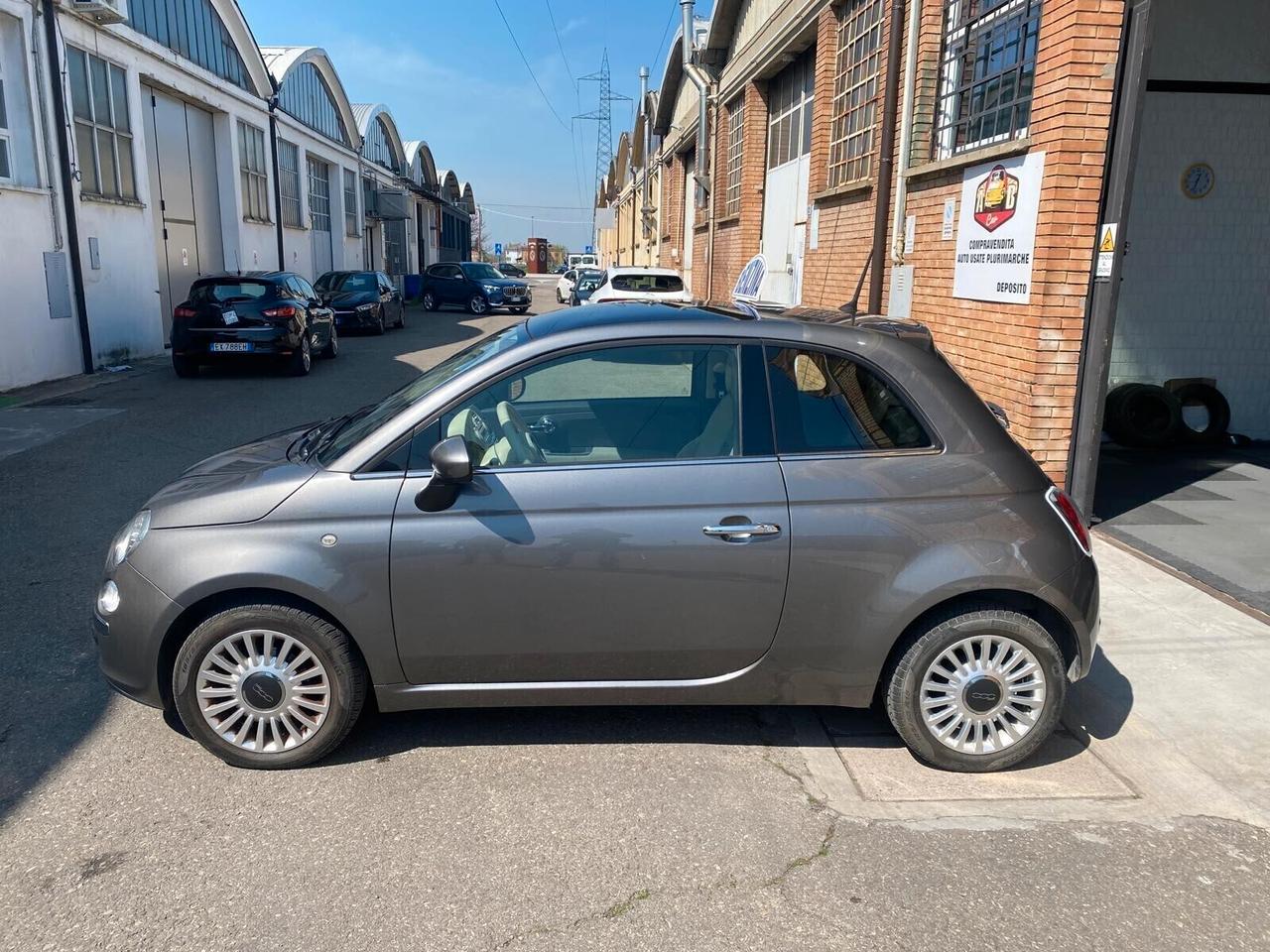 Fiat 500 1.2 69cv Lounge Tetto Panoramico - NEOPATENTATI - GARANZIA 12 MESI