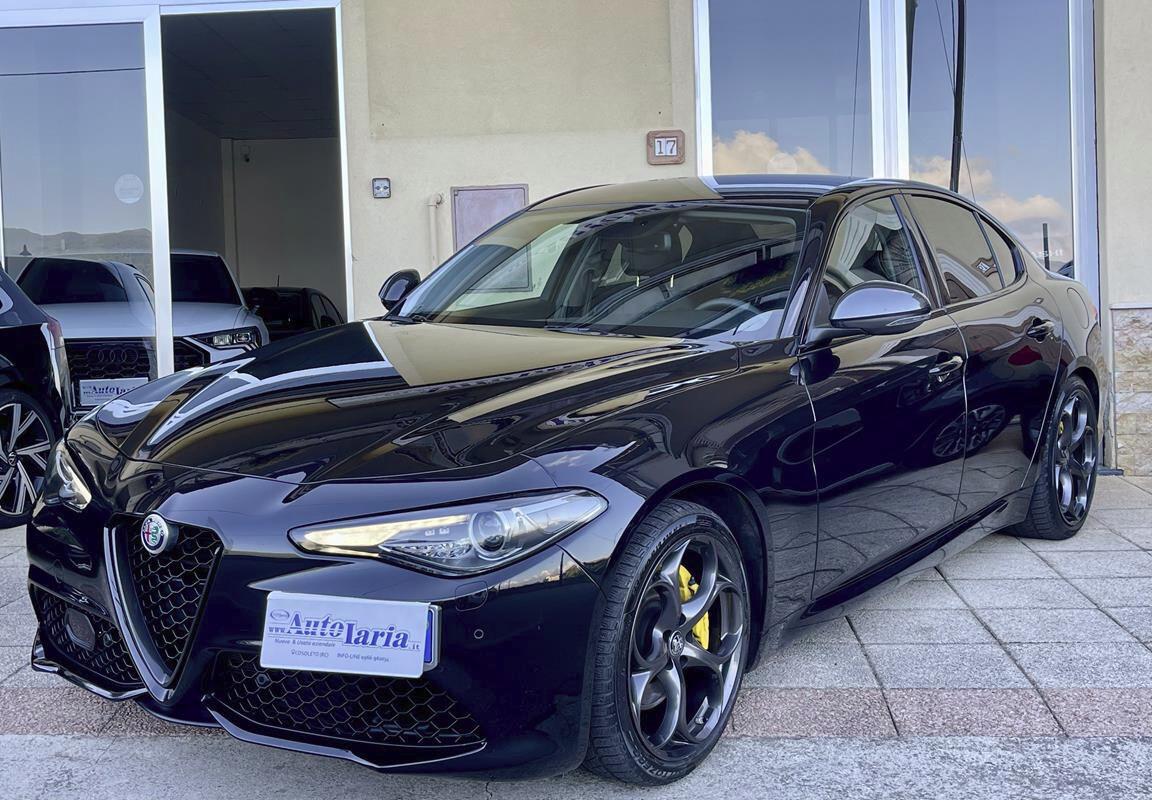 Alfa Romeo Giulia 2.2 Turbodiesel 190 CV AT8 B-Tech Blak Edition Pak esterno Veloce "Cerchi da 19°-Pinze Brembo gialle