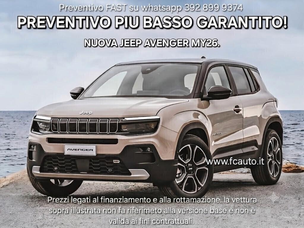 Jeep Avenger 1.2 Longitude 100CV - NUOVA DA IMMATRICOLARE!