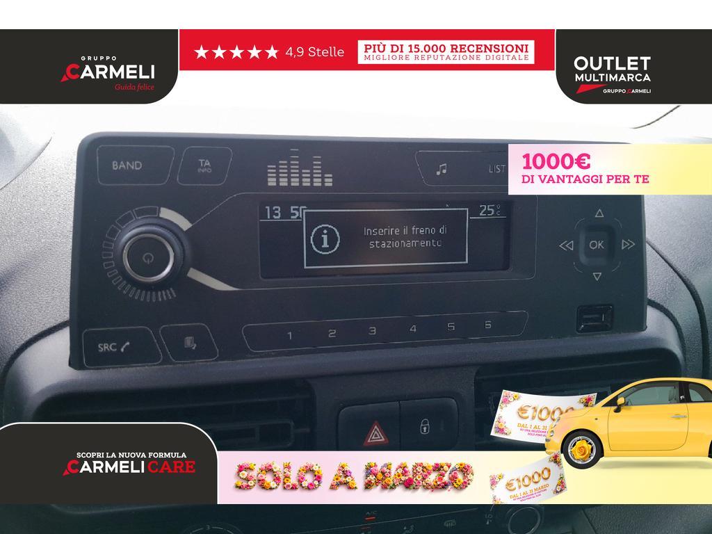 Peugeot Partner Furgone Partner 1.5 Bluehdi 100cv S&S L1 Premium