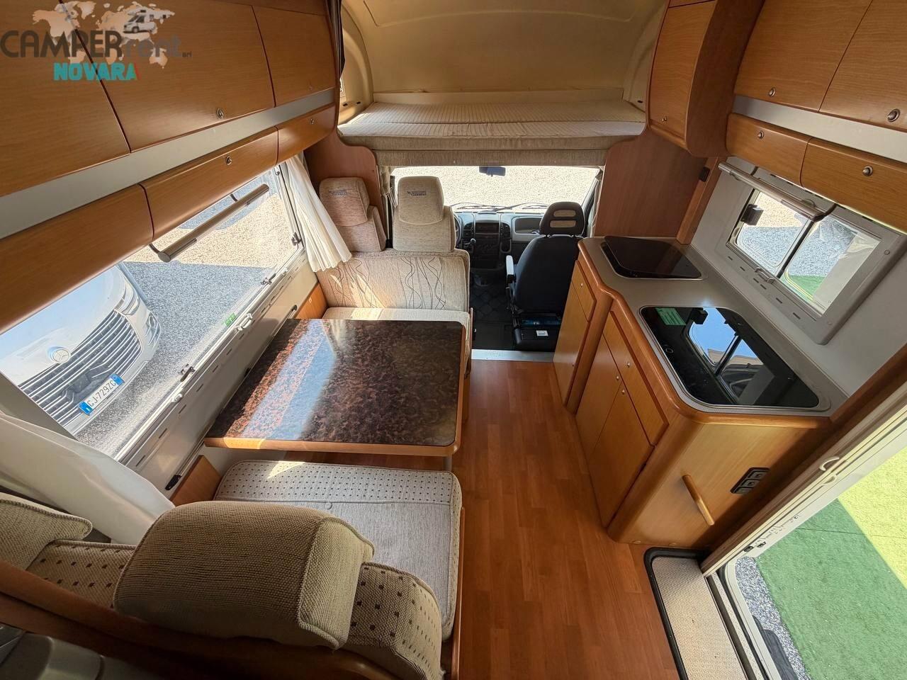 Mobilvetta ICARO S6 MANSARDATO COMPATTO 6 POSTI LETTO