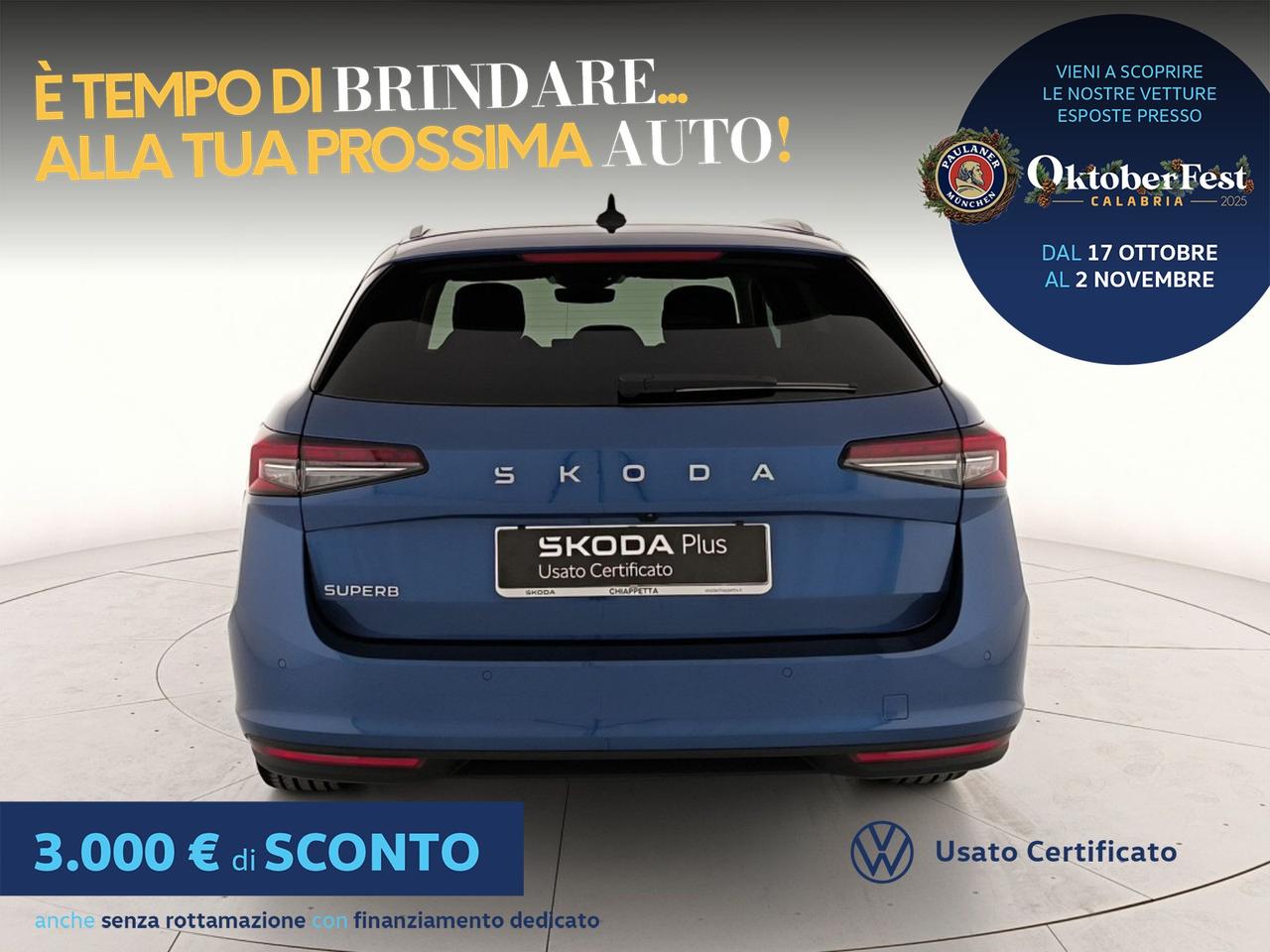 Skoda Superb wagon 2.0 tdi style 150cv dsg