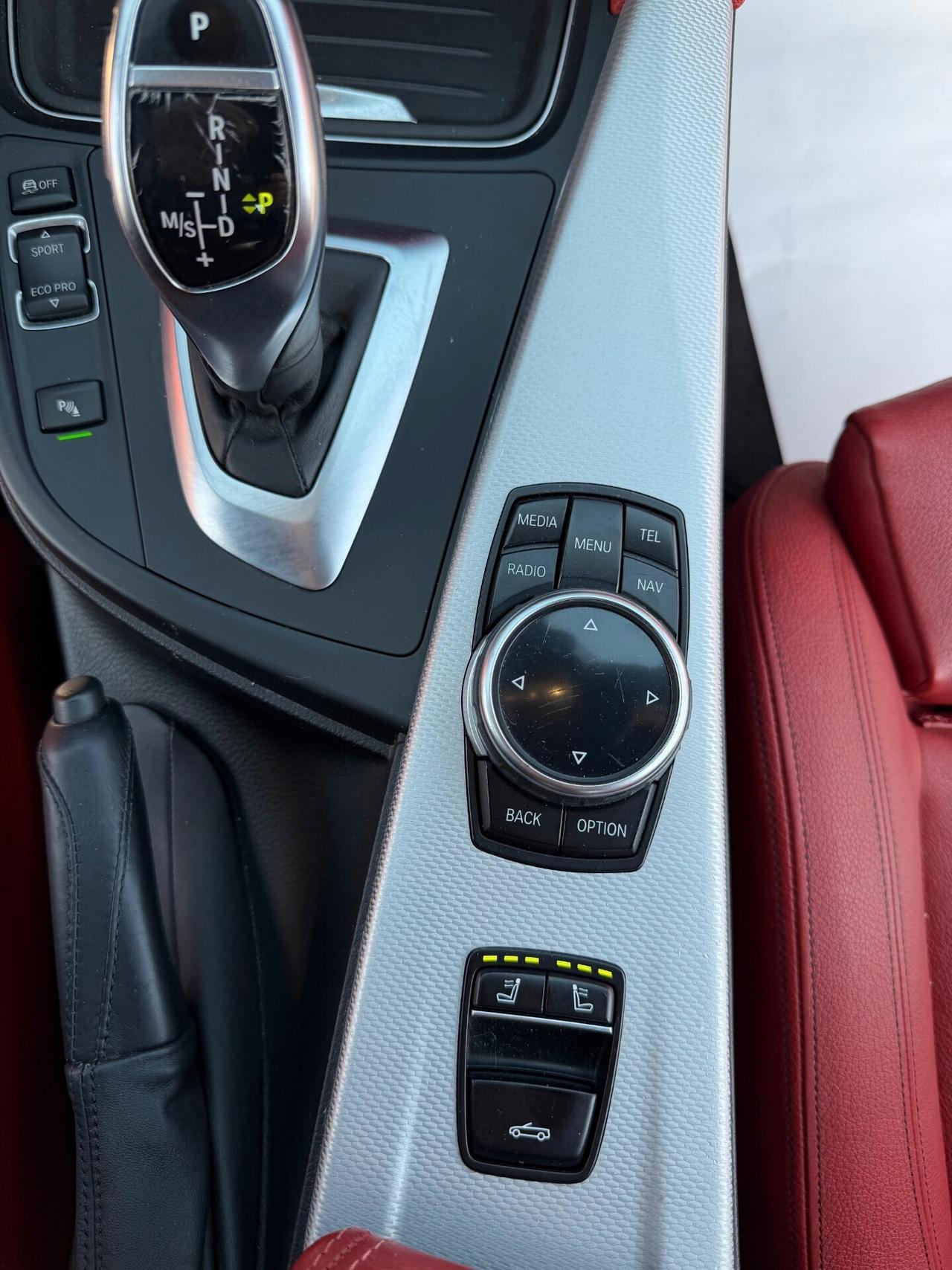 Bmw 420 420d Cabrio Msport /PELLE ROSSA/HEAD/FULL