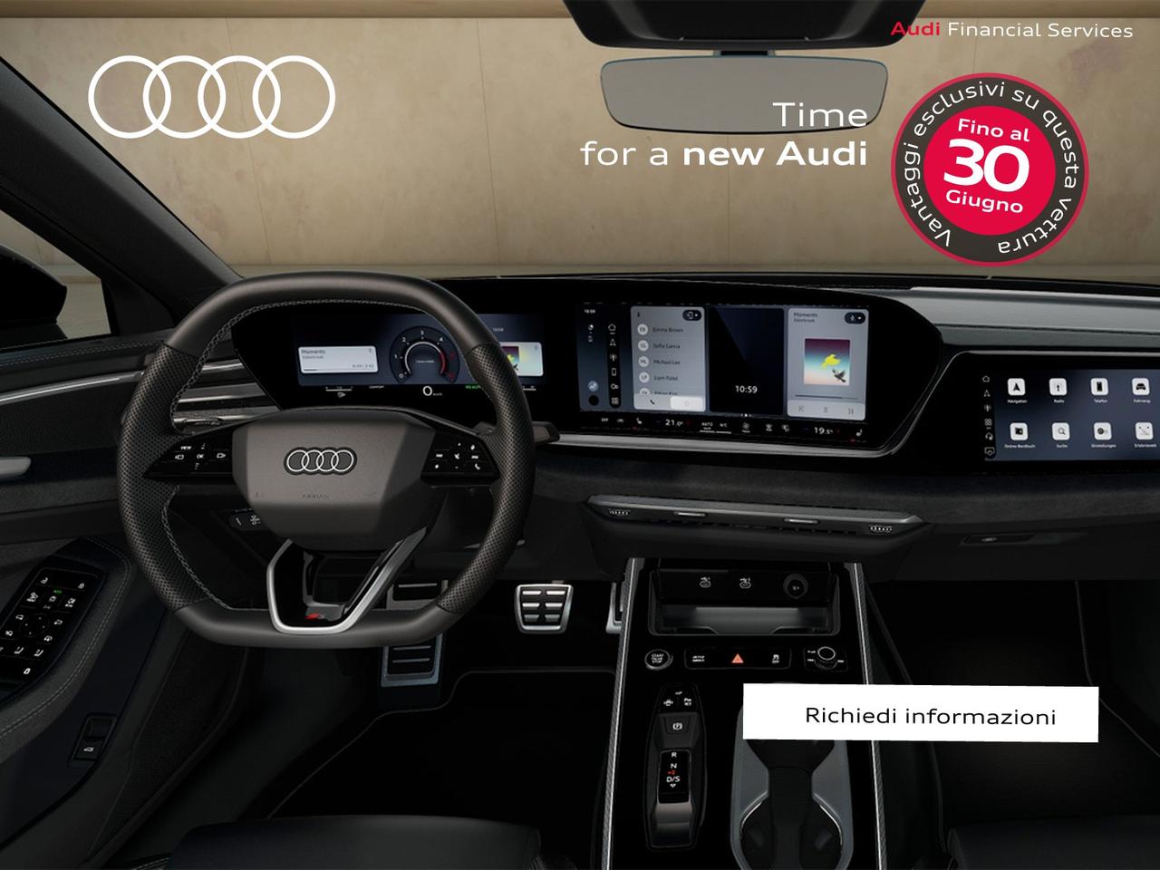Audi A6 2.0 tdi mhev + s line edition 204cv s-tronic