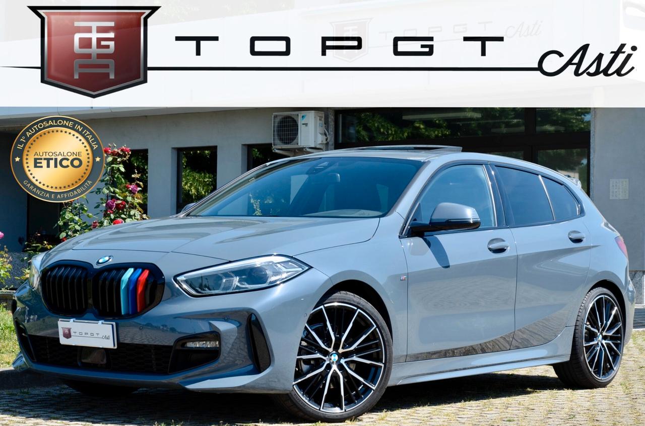 BMW 118d MSPORT 150cv AUTO, UFF ITALIANA, SERVICE UFF BMW, EURO 6D, TETTO, 19", HIGH BEAM, PERMUTE