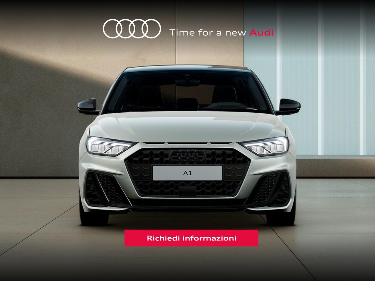 Audi A1 sportback 30 1.0 tfsi identity black 116cv s-tronic