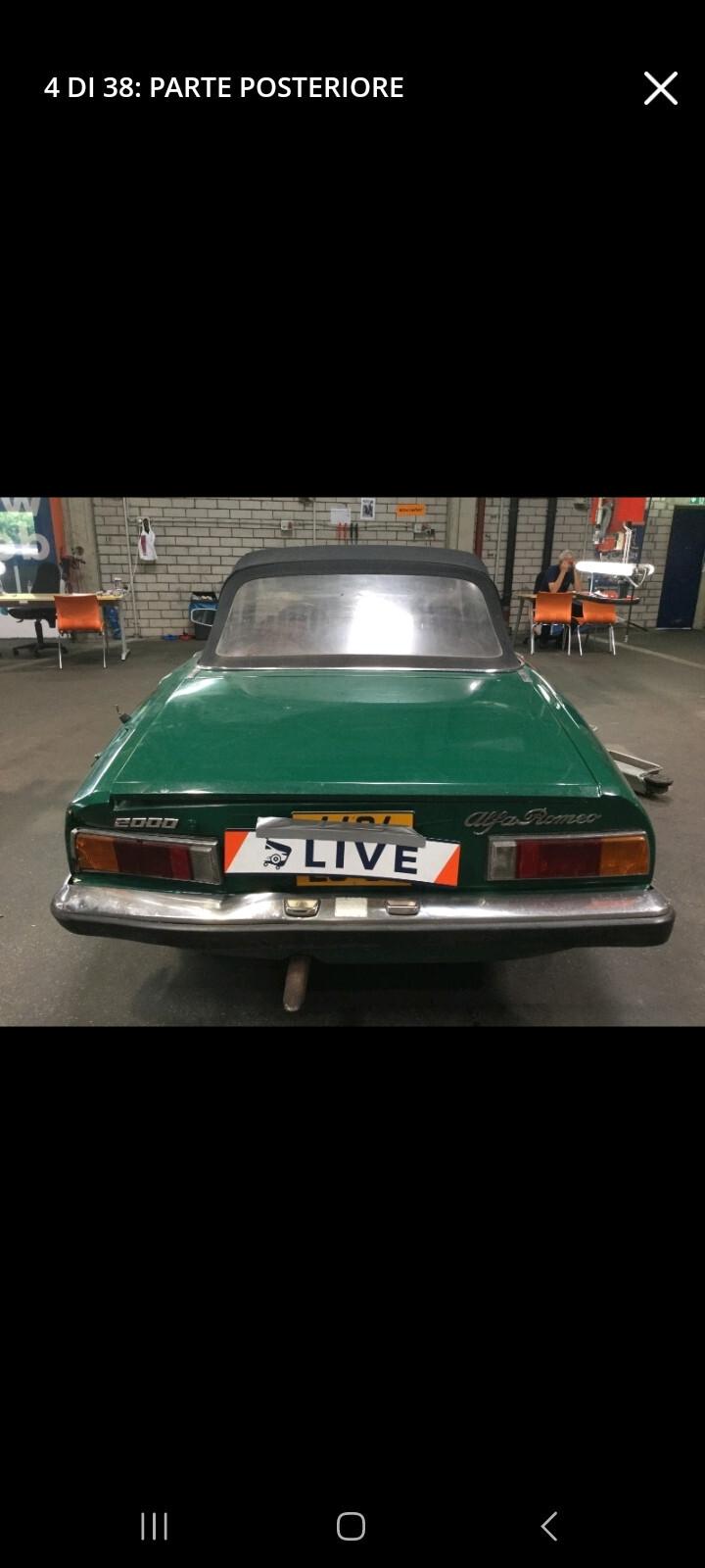 Alfa Romeo Spider 2.0 Veloce da restauro