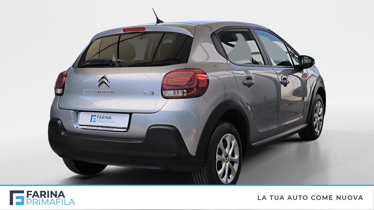 CITROEN C3 III 2017 - C3 1.2 puretech Feel s&s 83cv neopatentati my18